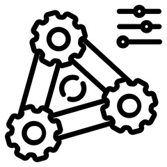 Adaptive Change Outline Icon