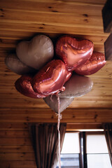 Heart shaped balloons