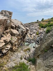 rocks in the mountains