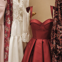 A dress is a garment worn by women or girls, typically consisting of a bodice and skirt, designed for various occasions. It can be casual, formal, or elegant, offering versatility and style.