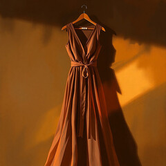 A dress is a garment worn by women or girls, typically consisting of a bodice and skirt, designed for various occasions. It can be casual, formal, or elegant, offering versatility and style.