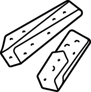 black and white ties clip art preview