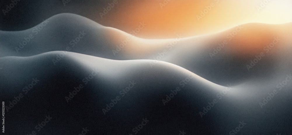 Wall mural monochromatic soft gradient abstract texture blurred background for modern design