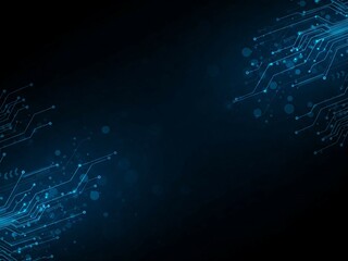 Tech, Future, and Digital-Themed Navy Business Background &ndash; Professional Setting for Meetings and Strategy