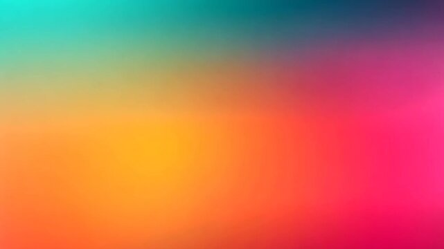 Abstract smooth summer color gradient background with noise. Abstract blurred grainy gradient banner background texture. Summer color poster header banner video.