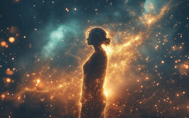 Naklejka premium AI, energy, x-ray, pain, medical, smoke, backgrounds, science, medicine, health, power, dark, motion, Yoga, fitness, firefighter, flame, hell, heaven