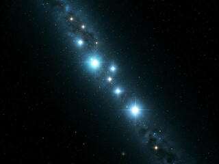 Night Sky with Stars and Milky Way – Cosmic Background