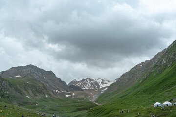 Bortala Sailimu Lake Scenic Area, Xinjiang Uygur Autonomous Region, China