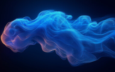 smoke, light, wave, black, motion, pattern, shape, fire, art, color, curve, design, blue, smooth, backgrounds