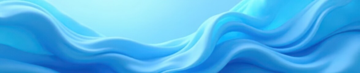 Fluid light blue shapes, blurred edges, calming hues, gradient, soft, artistic
