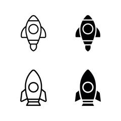 Start Up icon set color editable on white background
