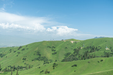Bortala Sailimu Lake Scenic Area, Xinjiang Uygur Autonomous Region, China