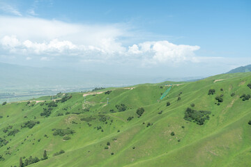 Bortala Sailimu Lake Scenic Area, Xinjiang Uygur Autonomous Region, China
