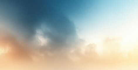 Obraz premium Abstract Gradient Background Pastel Colors Soft Light Blue Beige Modern Design Minimalist