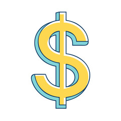 dollar sign icon, dollar sign vector illustration-simple illustration of dollar sign. perfect for dollar sign logos and icons