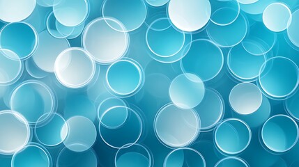 Abstract Blue and White Circle Pattern Design