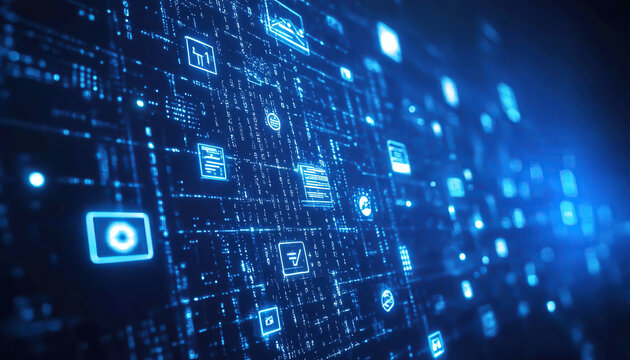 Technology Network Concept with Online Services