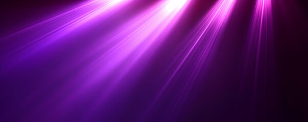 Fototapeta premium Purple Light Rays Stage Background