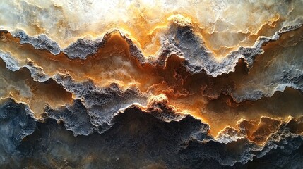 Obraz premium Abstract backlit onyx cave texture background