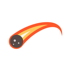 comet cartoon illustration