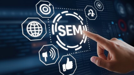 SEM: Search Engine Marketing Strategy, Digital, Technology, Online, Business, Internet, Web