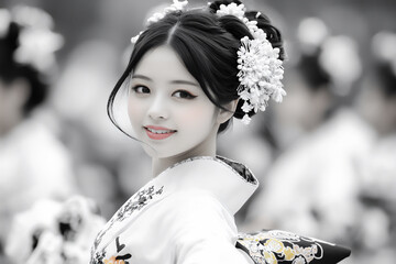 P A traditional Bon Odori dance performance d