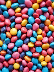 Colorful Small Stones Create A Visually Appealing Top View Background Image Suitable For Use On Cellphone Or Mobile Phone Screens. 00002