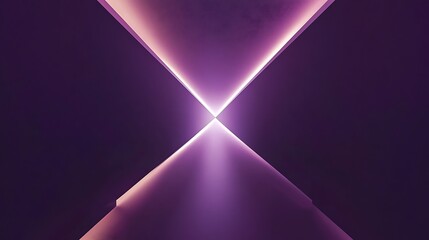 Abstract Neon Light Tunnel