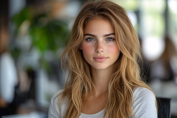 Confident Professional in Modern Office Setting