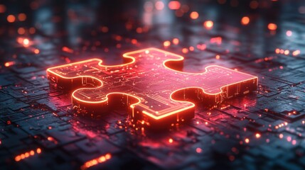 Microservices Integration with Circuit Patterns in Puzzle Piece Design