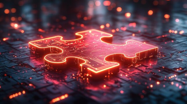 Microservices Integration with Circuit Patterns in Puzzle Piece Design