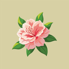 azalea flower .eps