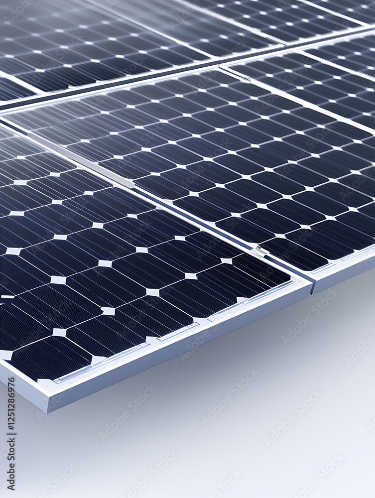 Aufkleber A close-up image showcasing a high-tech solar panel with intricate details and advanced technology.