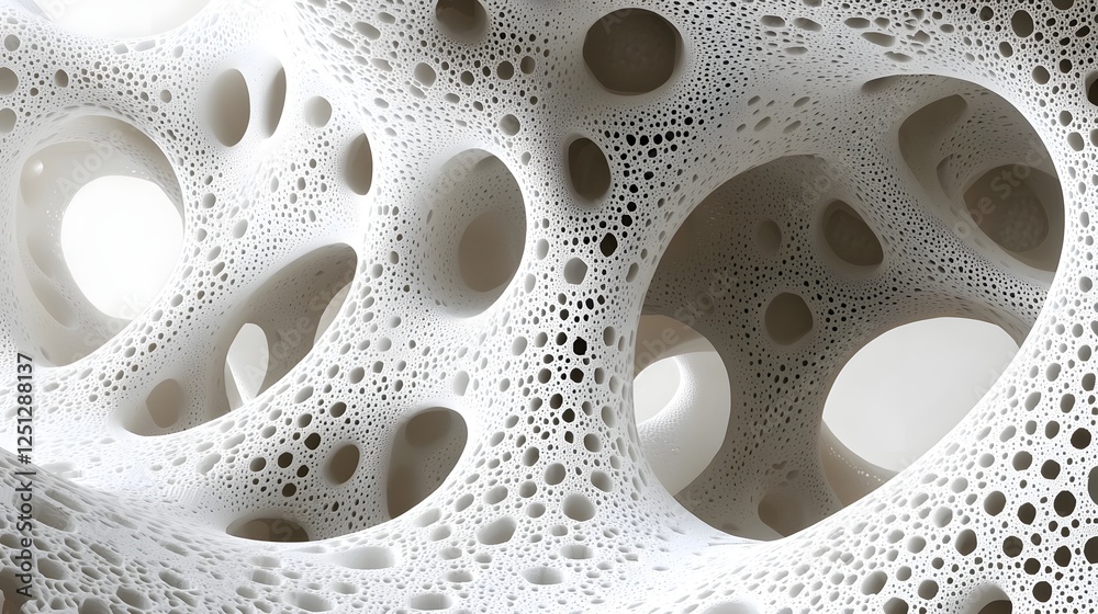 Poster captivating fractal like representation of a complex neural network s intricate architectural design