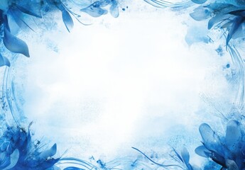 Abstract Blue Certificate of Appreciation Border
