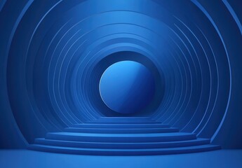 Obraz premium Abstract blue light and shade creative background. Vector illustration.