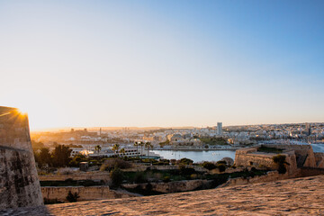 Valletta Malta isola mare panorama 