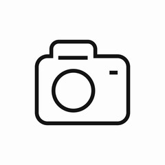 Camera photography device icon vector sign