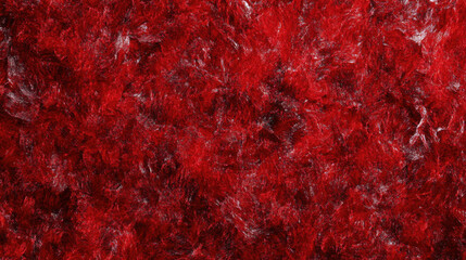Fototapeta premium Intense Red Texture, Abstract Background, Deep Crimson, Rich Hue, Velvet Surface, Furry Fabric
