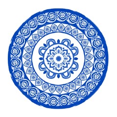 Hand drawn floral design round leaves frame with textured line. botanical, natural theme. for decoration, wallpaper, background, home decor, ceramic, fabric, tile. flower style.