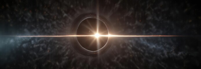 A star being pulled into a black hole's event horizon , star, astronomy