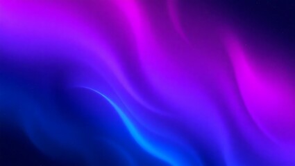 Obraz premium Elegant abstract purple gradient background with soft flowing waves, ideal for modern and creative designs