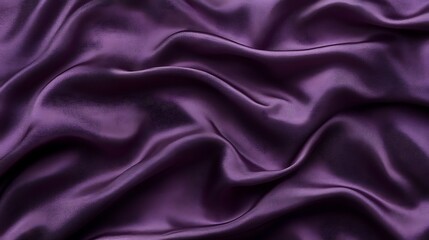 Fototapeta premium Purple silk fabric texture close-up