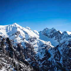 Crisp Snow-Kissed Summits