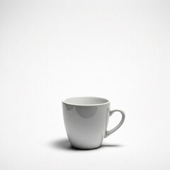 Obraz premium Coffee cup isolated on a white background front view