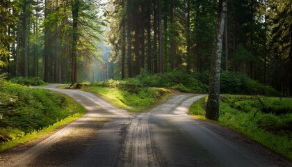 Fototapeta premium 分かれ道、選択、人生
