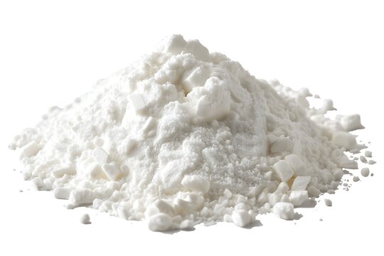 Magnesium Glycinate Advanced Complex Powder in Pile on White Background