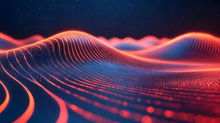 Glowing digital lines highlighting the unique iris pattern during biometric recognition and identification process  Futuristic intelligence and aesthetic background