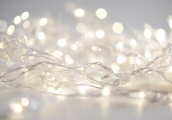 Fototapeta premium A white background with a bunch of lights on it