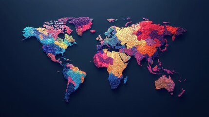 Global disease outbreak map flat design front view epidemiology theme illustration vivid. 